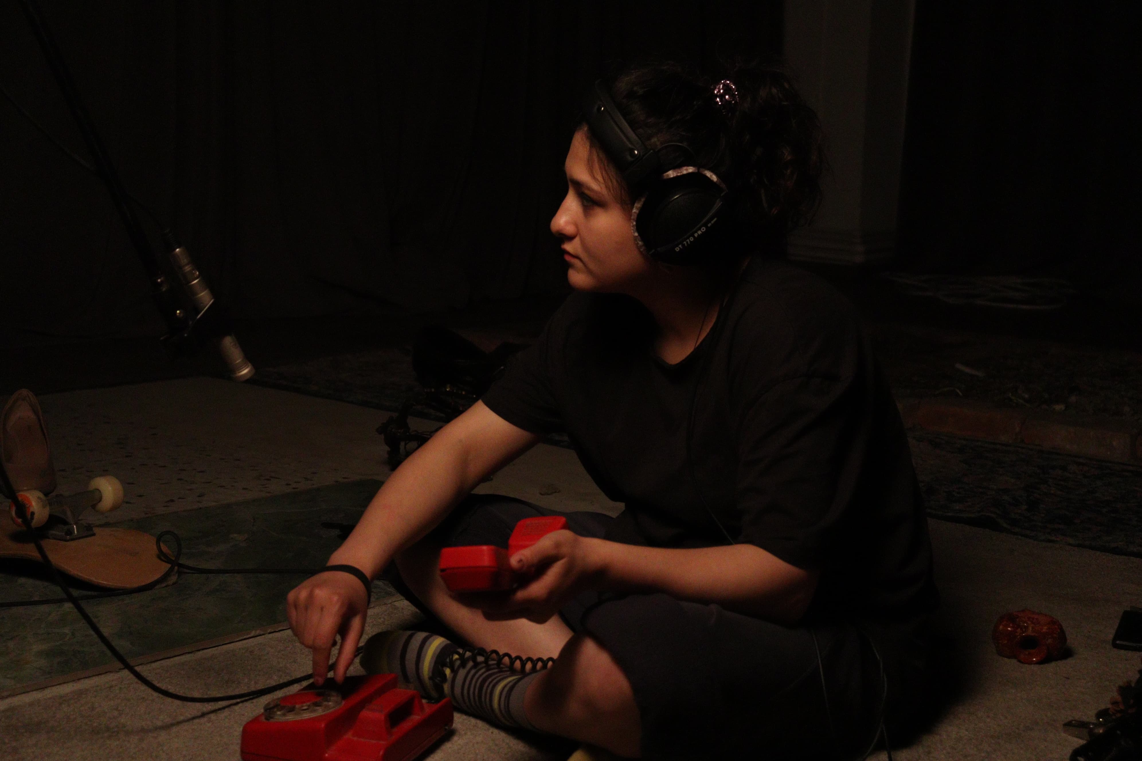 Foley performance session