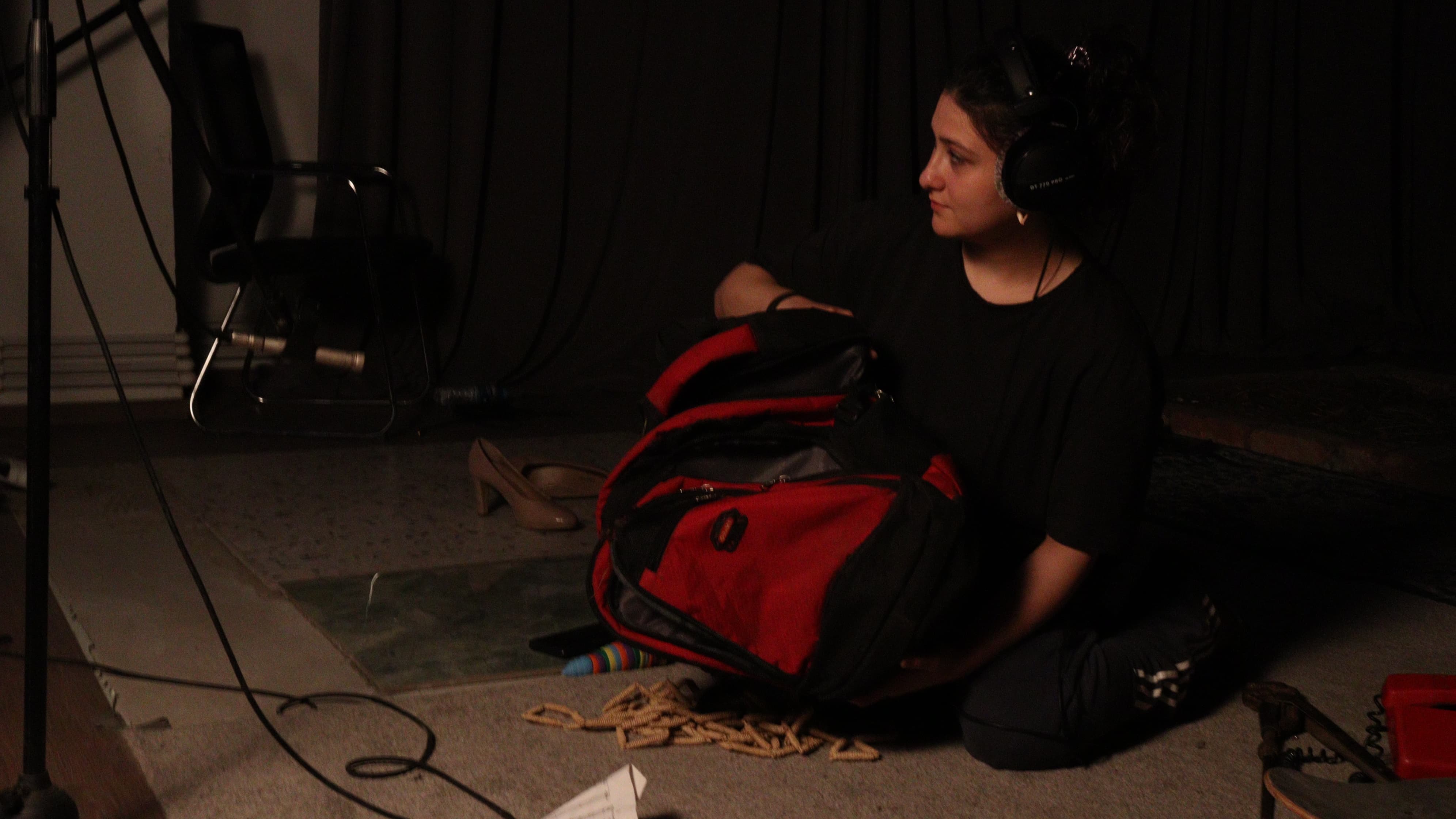 Foley performance session