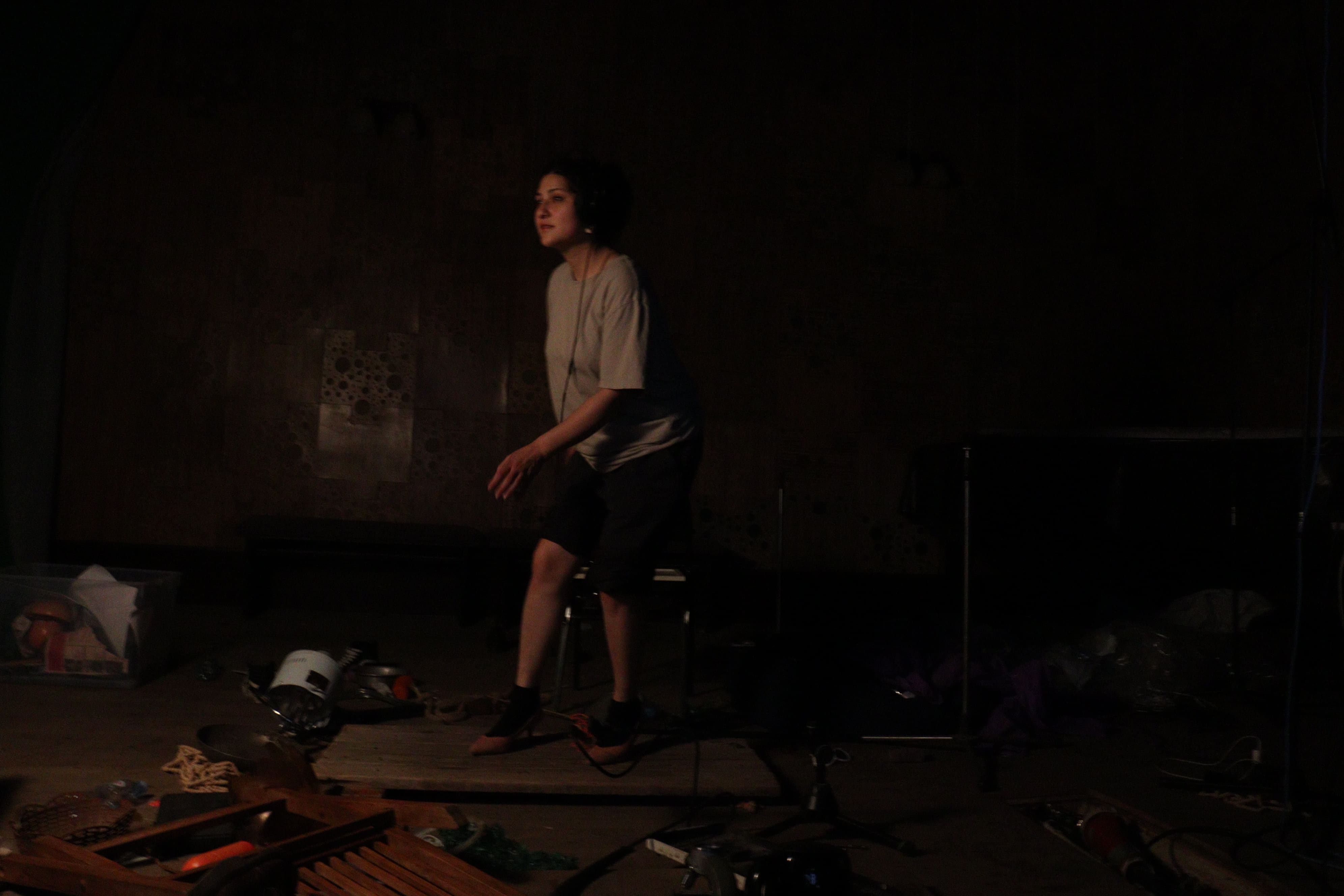 Foley performance session