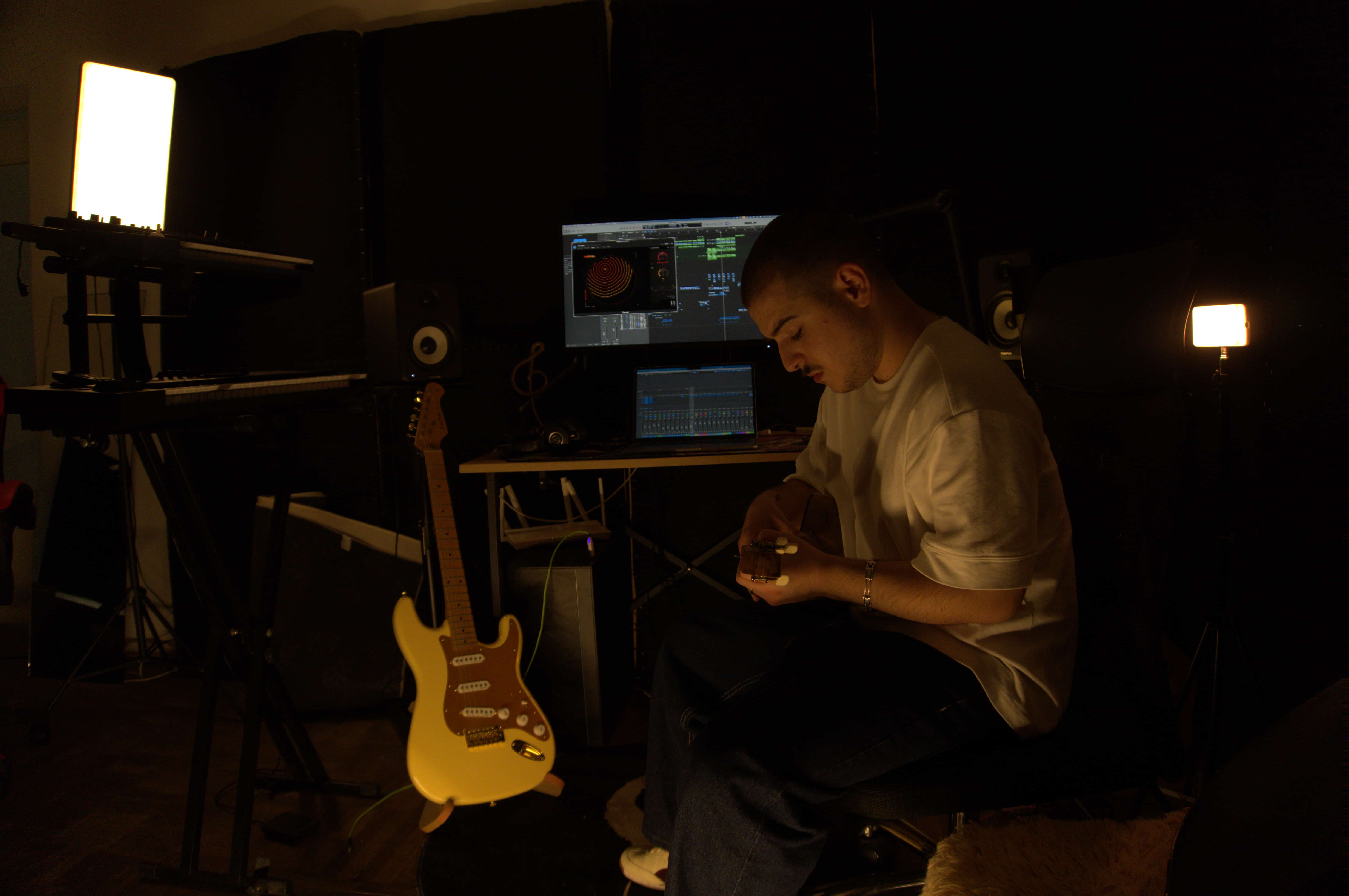 Composing in the studio